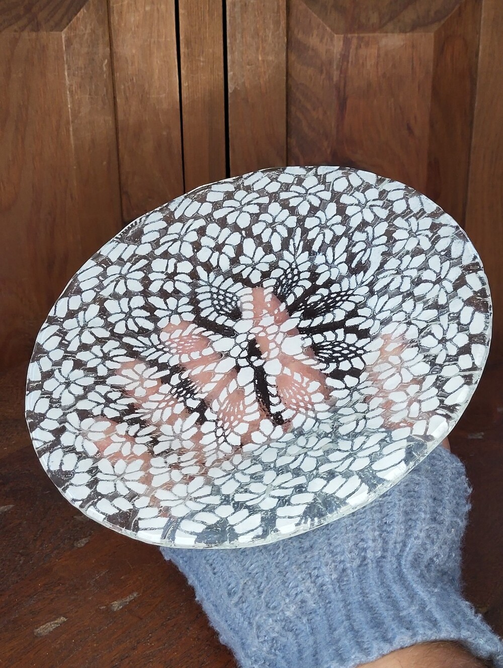 Sydenstricker fused glass plate - Picture 12 of 12